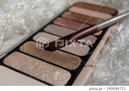 Eyeshadow palette with nude, shimmer and glitter shades perfect for daily to evening looks Eyeshadow palette with nude, shimmer and glitter shades perfect for daily to evening looks 140094722