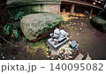 東京、聖域 稲荷鬼王神社のユニークな鬼の石像 140095082