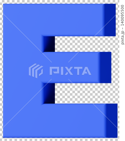 3D Material_Alphabet_E_Blue 3D Material_Alphabet_E_Blue 140095500