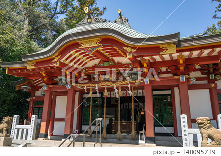 兵庫  越木岩神社の拝殿 140095719