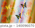 カラフルな蝶 140096070