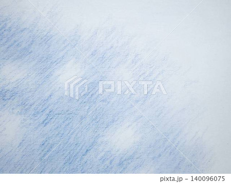 Abstract light blue pencil crayon canvas texture background 140096075