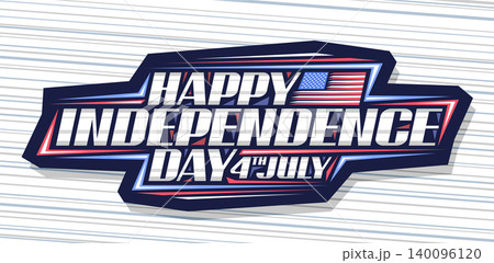 Vector logo for Independence Day Vector logo for Independence Day 140096120