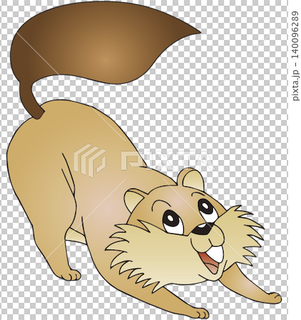 手書き動物イラスト☆ビーバー 手書き動物イラスト☆ビーバー 140096289