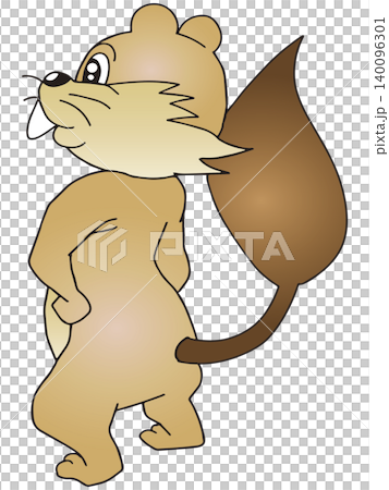 Hand-drawn animal illustration ☆ Beaver Hand-drawn animal illustration ☆ Beaver 140096301