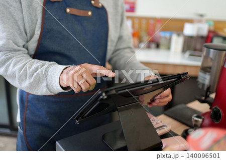 Cafe Point Of Sale System For Coffee Shop Payment Service And Small Business Operations Cafe Point Of Sale System For Coffee Shop Payment Service And Small Business Operations 140096501