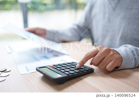 Finance Accounting Calculation For Billing Saving Money Investment And Budget Planning 140096524