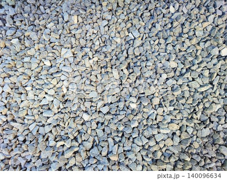 砕石と砂利のテクスチャ背景素材 140096634