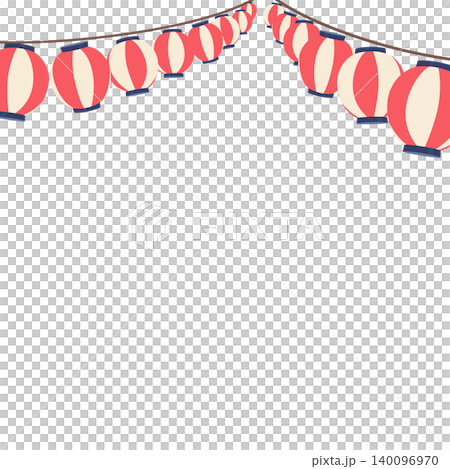 Illustration of a festival lantern_square Illustration of a festival lantern_square 140096970