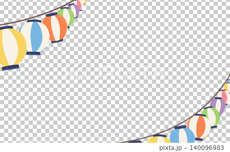 Colorful festival lantern illustration 3_horizontal Colorful festival lantern illustration 3_horizontal 140096983