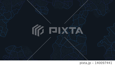 Background map, streets. Widescreen proportion, digital design street map. Skyline urban panorama. Cartography Abstract transportation background, street map. Digital art. Editable vector illustration Background map, streets. Widescreen proportion, digital design street map. Skyline urban panorama. Cartography Abstract transportation background, street map. Digital art. Editable vector illustration 140097441