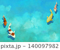 泳ぐ錦鯉 140097982