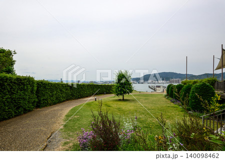 びわ湖大津館 展望テラスと琵琶湖情景 びわ湖大津館 展望テラスと琵琶湖情景 140098462
