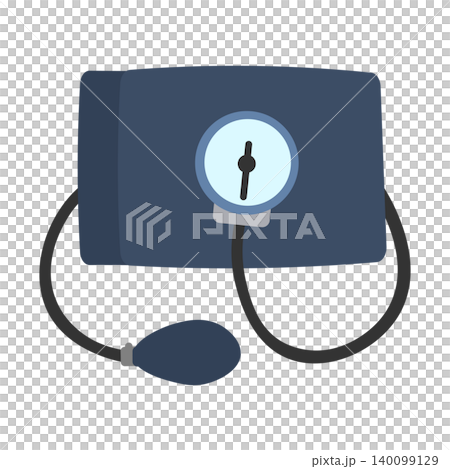Illustration of an aneroid sphygmomanometer Illustration of an aneroid sphygmomanometer 140099129
