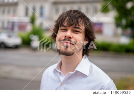 Portrait of smiling young man Portrait of smiling young man 140099529