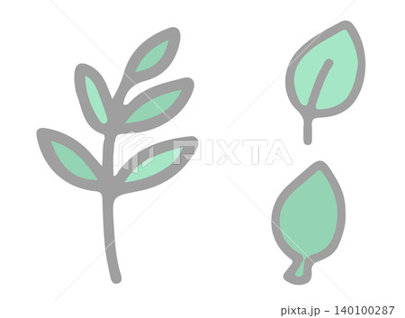 シンプルな観葉植物のイラスト シンプルな観葉植物のイラスト 140100287