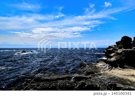 三浦半島　城ヶ島西崎の磯 140100391