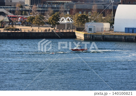 横浜市消防局の出初め式のリハーサル風景 横浜市消防局の出初め式のリハーサル風景 140100821