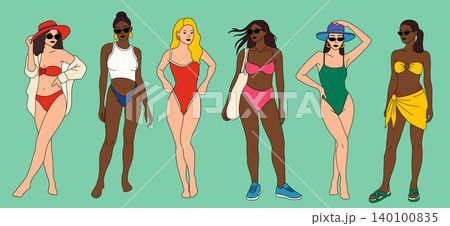 Body Positive Beach Fashion Women Collection Body Positive Beach Fashion Women Collection 140100835