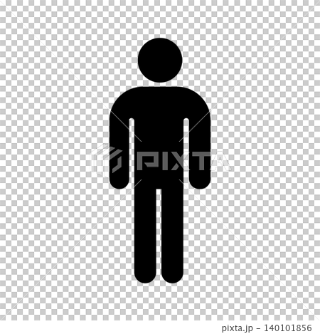 男士廁所圖標,單色 男士廁所圖標,單色 140101856
