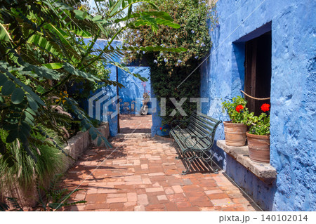 Inner Courtyards and Gardens at Santa Catalina Monastery, Arequipa 140102014
