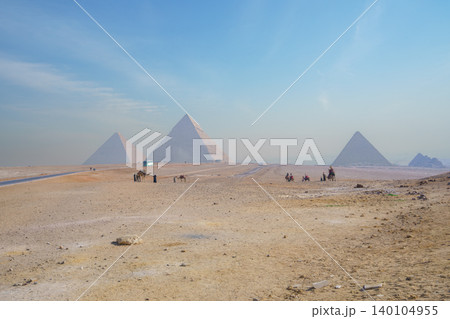 The Great Pyramids of Giza in Cairo Egypt 140104955