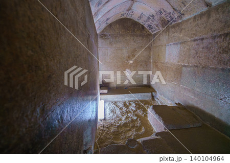 Inside the Pyramid of Menkaure in Giza, Egypt 140104964