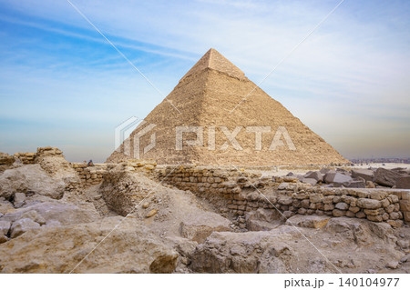 Pyramid of Menkaure in Giza Egypt 140104977