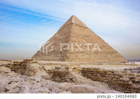 The Pyramid of Menkaure in Giza, Egypt 140104980