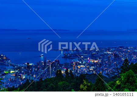 神戸・摩耶山・掬星台の夜景 140105111