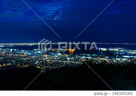神戸・摩耶山・掬星台の夜景 (日本三大夜景) 神戸・摩耶山・掬星台の夜景 (日本三大夜景) 140105165