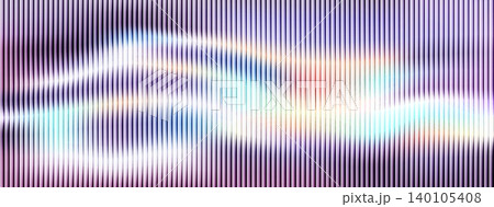Fractal glass gradient with gradation and ribbed background in violet bg. Iridescent fractal pattern of rainbow chroma glass refraction. Vector futuristic tech rainbow wallpaper with prism effect bg Fractal glass gradient with gradation and ribbed background in violet bg. Iridescent fractal pattern of rainbow chroma glass refraction. Vector futuristic tech rainbow wallpaper with prism effect bg 140105408