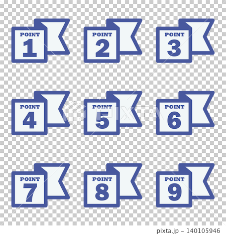 絲帶插圖素材:要點、重要、檢查、注意、警告、數字 絲帶插圖素材:要點、重要、檢查、注意、警告、數字 140105946
