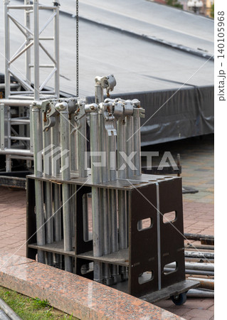Metal stage scaffolding trusses and framework Metal stage scaffolding trusses and framework 140105968