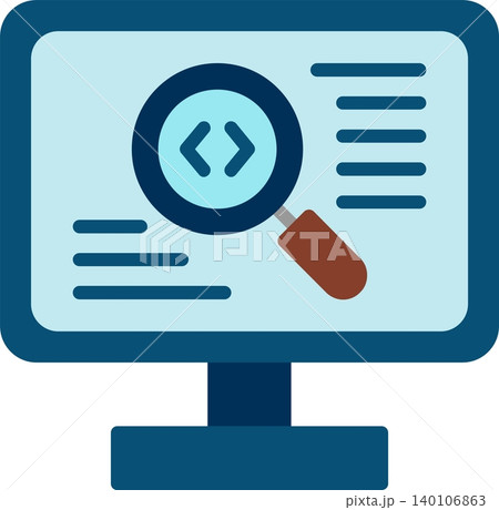 Code Review Flat Vector Icon Design Code Review Flat Vector Icon Design 140106863