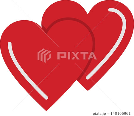 Heart Flat Vector Icon Design Heart Flat Vector Icon Design 140106961