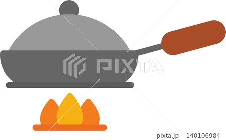 Pan Flat Vector Icon Design Pan Flat Vector Icon Design 140106984