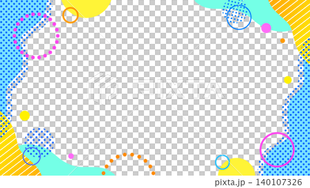 Abstract colorful frame, geometric pattern, pop, 16:9 Abstract colorful frame, geometric pattern, pop, 16:9 140107326