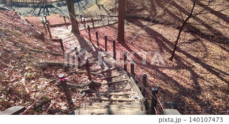 やぐら下芝生広場から上田城跡公園へ【長野・上田市】 やぐら下芝生広場から上田城跡公園へ【長野・上田市】 140107473