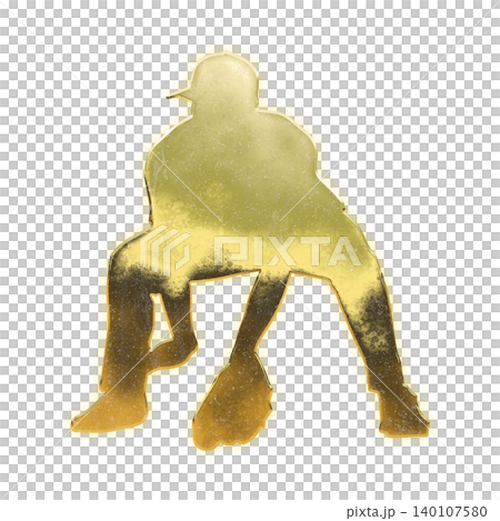 Golden Male Baseball Players' Fielding (Ground Balls), Alpha Channel Golden Male Baseball Players' Fielding (Ground Balls), Alpha Channel 140107580