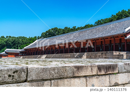 Seoul, South Korea - May. 30, 2026 : Jongmyo Shrine Jeongjeon, A UNESCO World Heritage Site in Seoul Seoul, South Korea - May. 30, 2026 : Jongmyo Shrine Jeongjeon, A UNESCO World Heritage Site in Seoul 140111376
