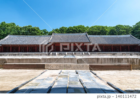 Seoul, South Korea - May. 30, 2026 : Jongmyo Shrine Jeongjeon, A UNESCO World Heritage Site in Seoul Seoul, South Korea - May. 30, 2026 : Jongmyo Shrine Jeongjeon, A UNESCO World Heritage Site in Seoul 140111472