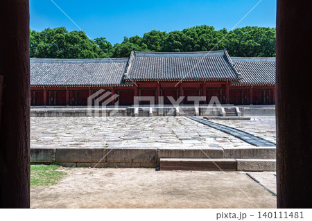 Seoul, South Korea - May. 30, 2026 : Jongmyo Shrine Jeongjeon, A UNESCO World Heritage Site in Seoul 140111481