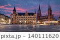 Marktplatz square in Wiesbaden, Germany 140111620