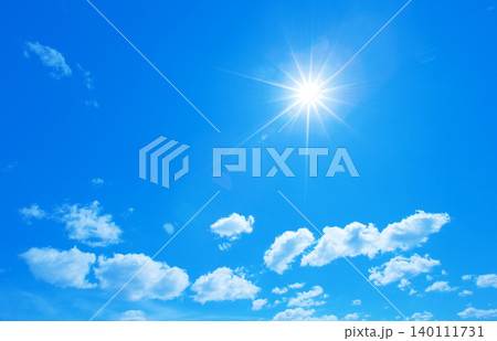 blue sky with clouds . sky landscape. nature background blue sky with clouds . sky landscape. nature background 140111731