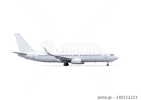 Modern passenger plane isolated on white background Modern passenger plane isolated on white background 140112223