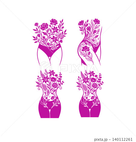 Menstrual Hygiene Day Silhouette Women Health Awareness Design Menstrual Hygiene Day Silhouette Women Health Awareness Design 140112261