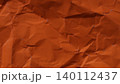 Orange crumpled paper texture abstract horizontal background 140112437