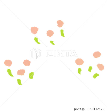 ピンクの小花のイラスト素材 140112472