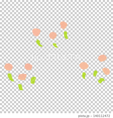 ピンクの小花のイラスト素材 140112472